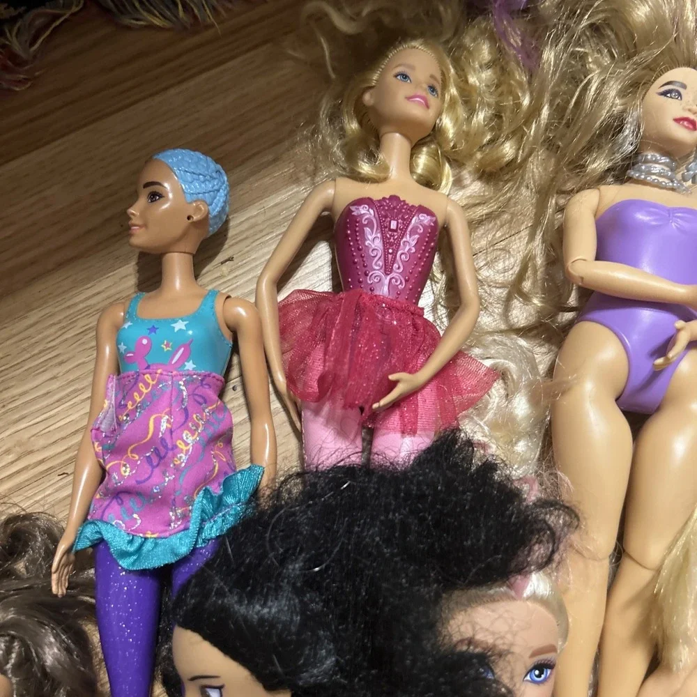 Barbie Doll Lot of 19 w/ Clothes & Accessories